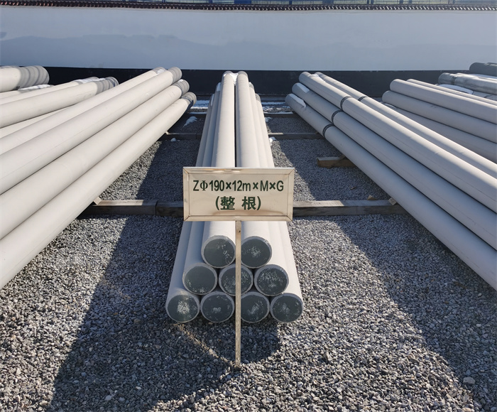市中190×12米钢筋混凝土水泥电线杆
